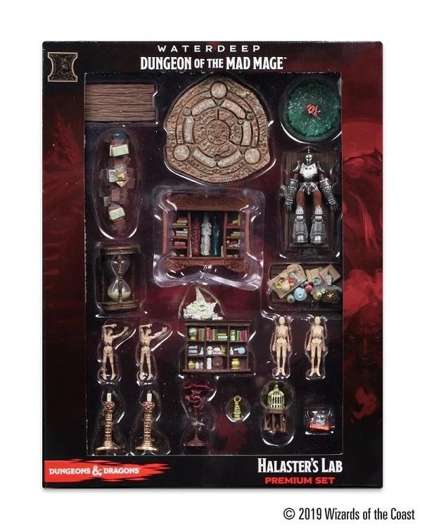 D&D ICONS OF THE REALMS:Waterdeep: Dungeon of the Mad Mage-Halaster’s Lab Premium Set 73529