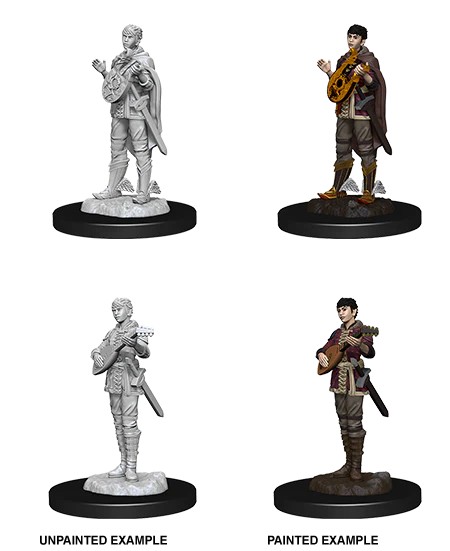 D&D NOLZUR’S MARVELOUS MINIATURES:WAVE 7-Half-Elf Bard 73538 634482735381