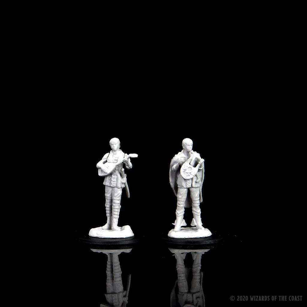 D&D NOLZUR’S MARVELOUS MINIATURES:WAVE 7-Half-Elf Bard 73538 634482735381