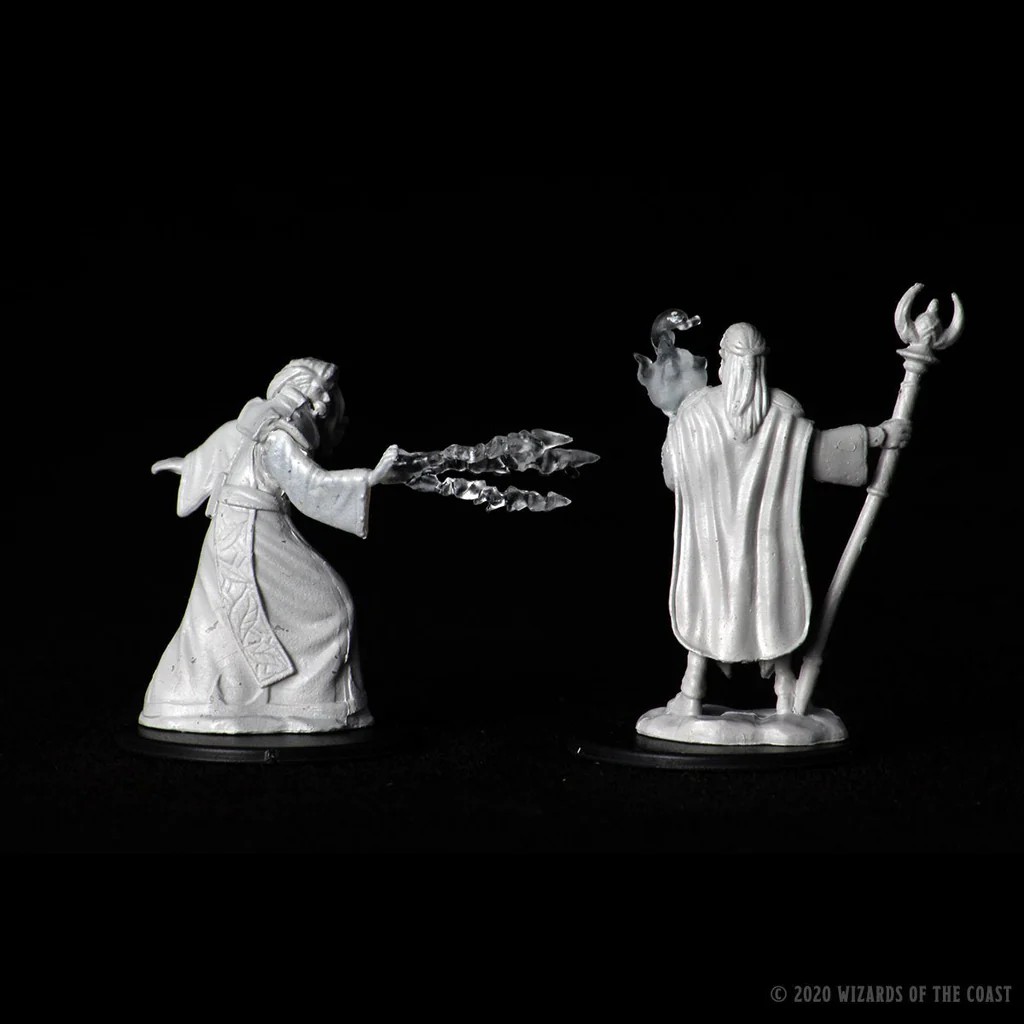 D&D NOLZUR’S MARVELOUS MINIATURES:WAVE 9-Elf Wizard 73709 634482737095