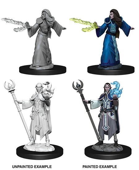 D&D NOLZUR’S MARVELOUS MINIATURES:WAVE 9-Elf Wizard 73709 634482737095