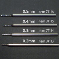 タミヤ 精密ドリル刃0.2mm(軸径1.0mm) 74113 4950344741137 公式画像1