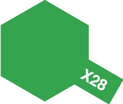 タミヤ エナメル X-28 パークグリーン 80028 4950344067008