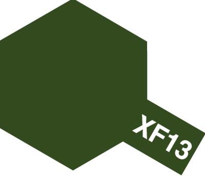 タミヤ エナメル XF-13 J.A.グリーン 80313 4950344067640