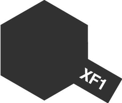 タミヤ アクリルミニ XF-1 フラットブラック 81701 4950344069507