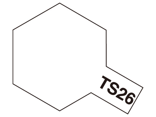 タミヤスプレー TS-26 ピュアーホワイト 85026 4950344072521