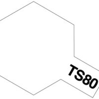 タミヤスプレー TS-80 フラットクリヤー 85080 4950344073832 公式画像1