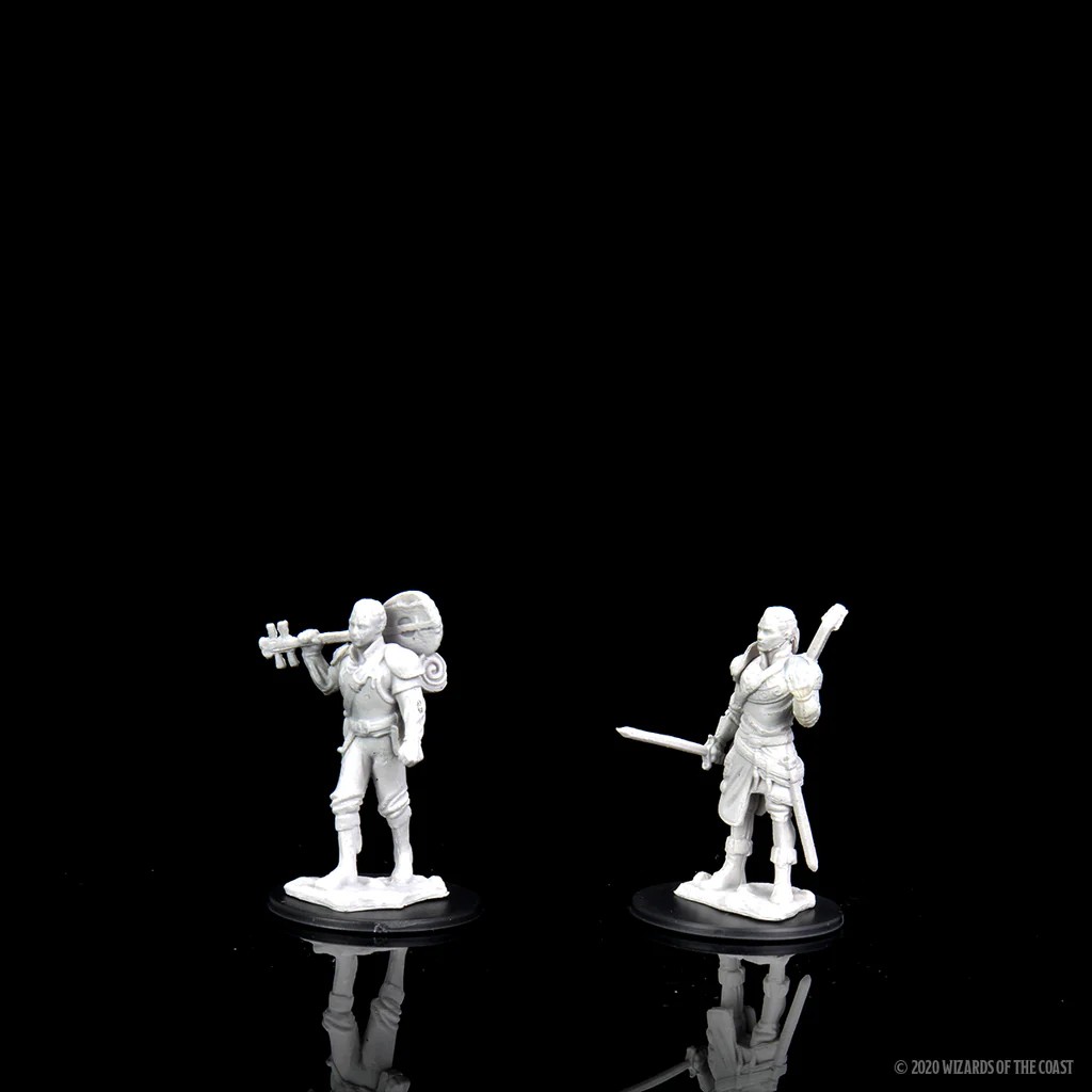 D&D NOLZUR’S MARVELOUS MINIATURES:WAVE 12-Half-Elf Bard 90055 634482900550