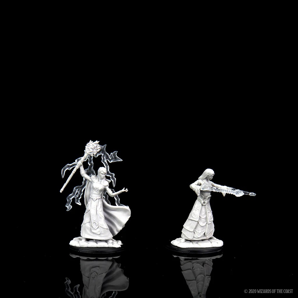 D&D NOLZUR’S MARVELOUS MINIATURES:WAVE 12-Elf Wizard 90061 634482900611