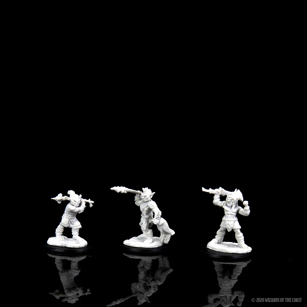 D&D NOLZUR’S MARVELOUS MINIATURES:WAVE 12-Goblins & Goblin Boss 90063 634482900635