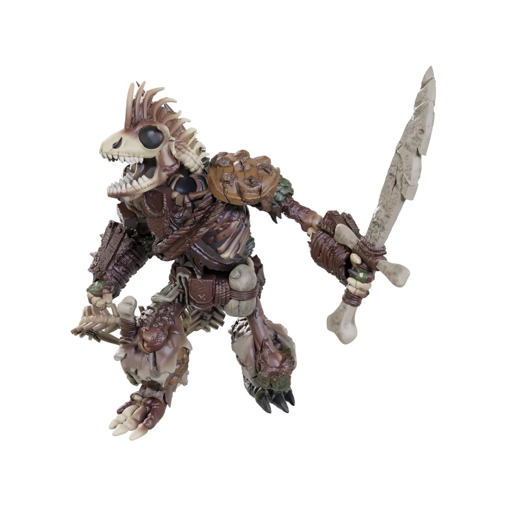 D&D NOLZUR’S MARVELOUS MINIATURES:Lizardfolk Skeleton 90117