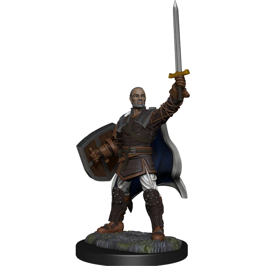 D&D NOLZUR’S MARVELOUS MINIATURES:WAVE 13-Human Paladin 90136 634482901366