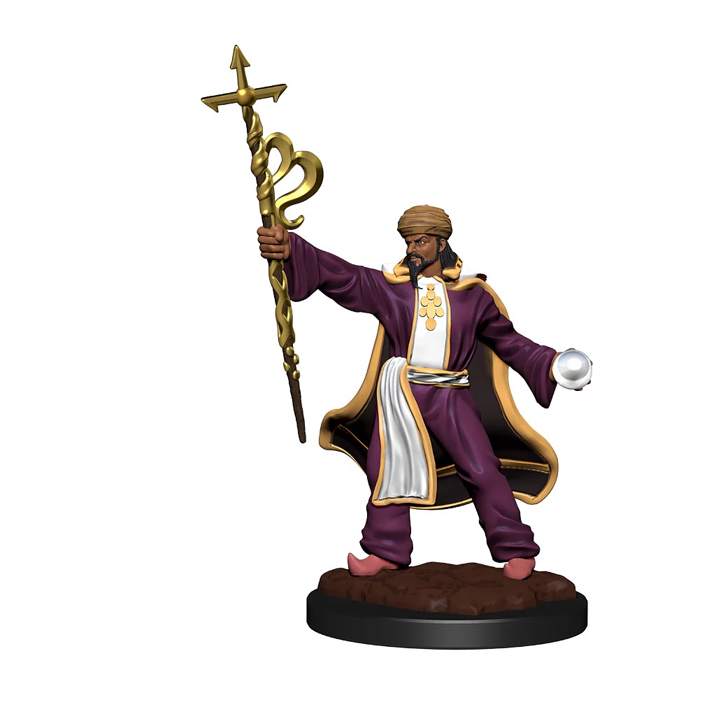 D&D NOLZUR’S MARVELOUS MINIATURES:WAVE 13-Human Wizard(ヒューマン・ウィザード・メイル) 90137 634482901373