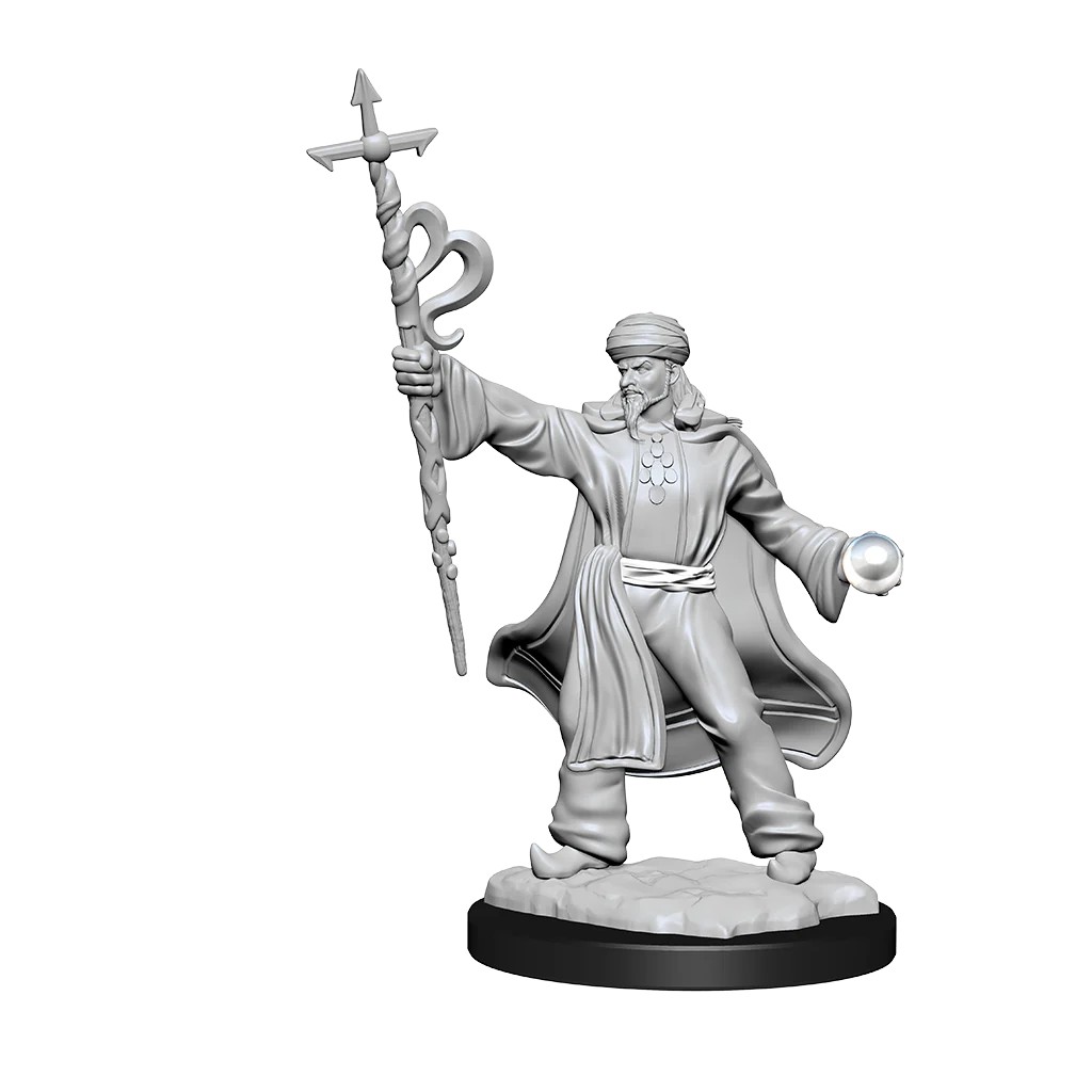 D&D NOLZUR’S MARVELOUS MINIATURES:WAVE 13-Human Wizard(ヒューマン・ウィザード・メイル) 90137 634482901373