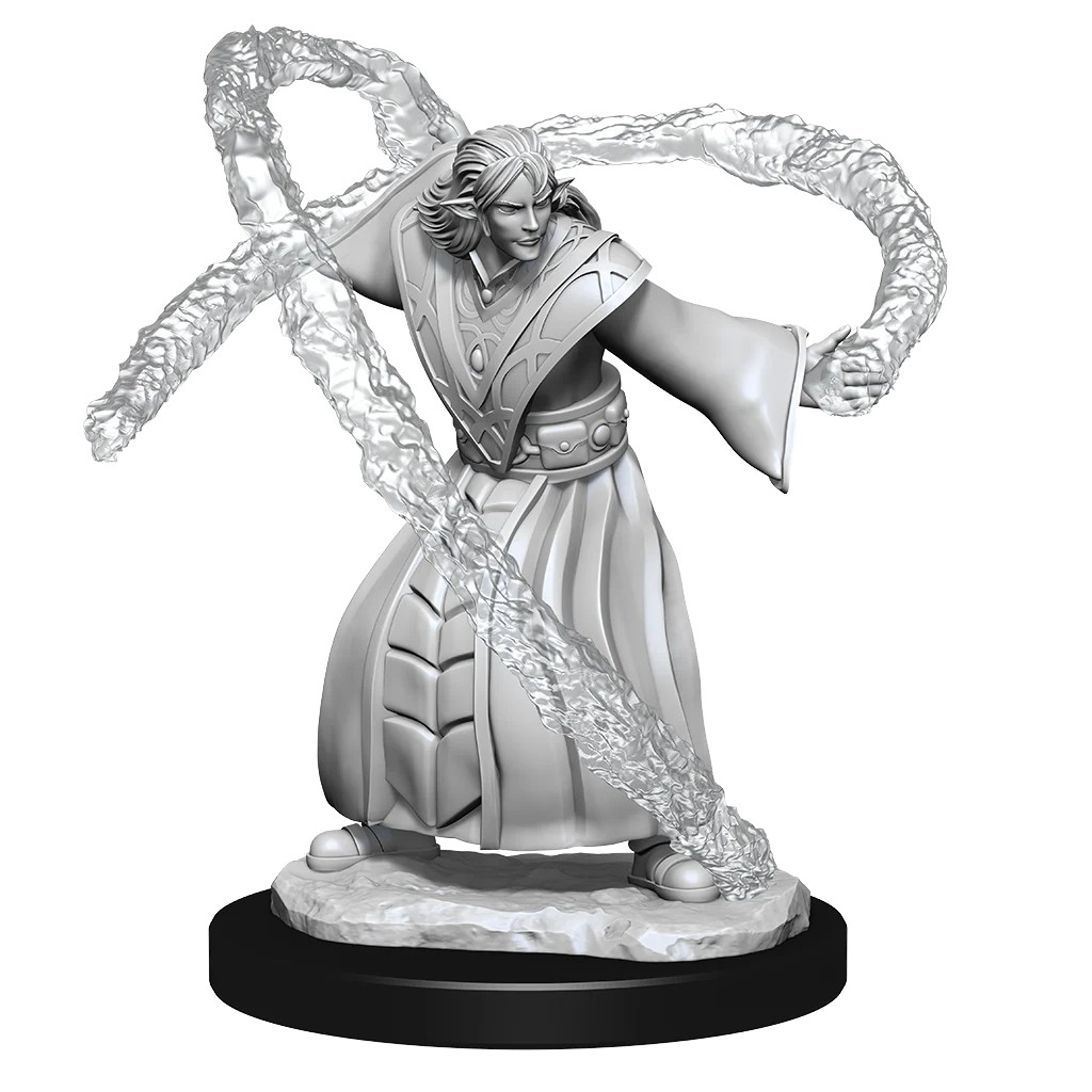 D&D NOLZUR’S MARVELOUS MINIATURES:WAVE 13-Elf Wizard 90140 634482901403