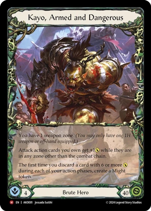 210242[LGS146-Rainbow Foil]Beast Mode[Promo]（Armory Brute Action Attack Red）【FleshandBlood FaB】