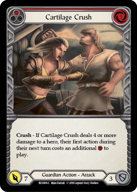 [BVO009-C]Cartilage Crush[Common]（Blitz Deck Guardian Action Attack Red）【FleshandBlood FaB】