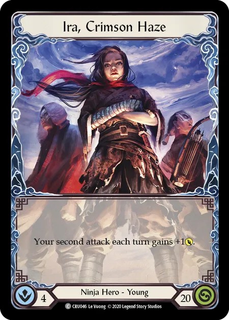 177035[OUT117]Falcon Wing[Common]（Outsiders Ranger Action Arrow  Attack Blue）【FleshandBlood FaB】