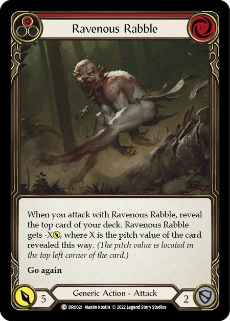 182324[MON195-Rainbow Foil]Consuming Aftermath[Rare]（Monarch First Edition Shadow NotClassed Action Attack Red）【FleshandBlood FaB】