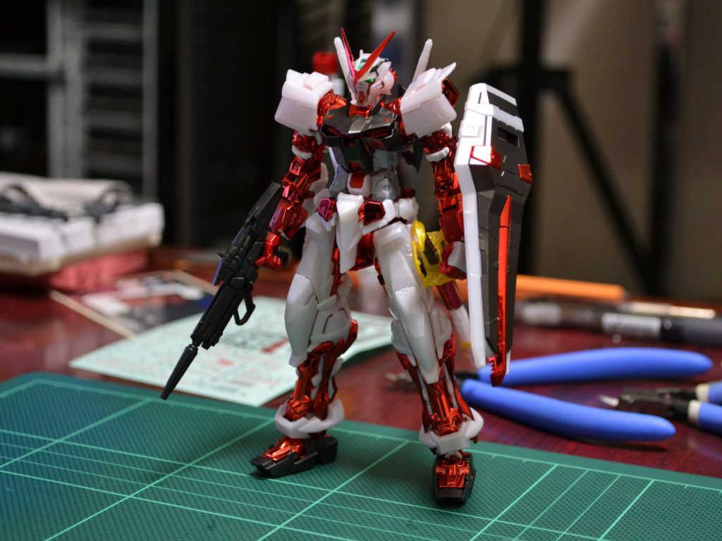 Rg 1 144 Mbf P02 ガンダムアストレイレッドフレーム メッキver Gundam Astray Red Frame Plated Ver ガンプラはじめました 1 144マニア