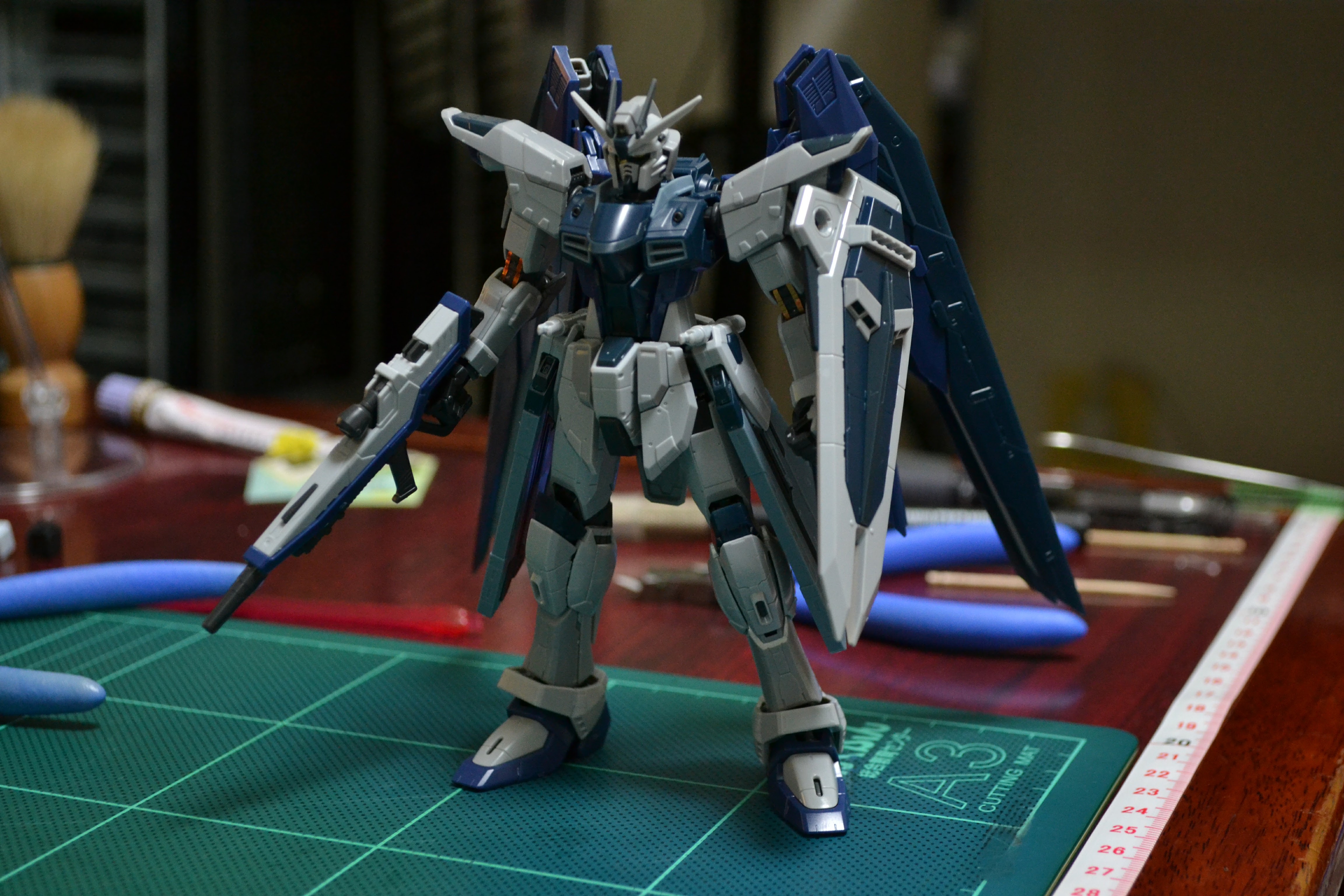 RG 1/144 フリーダムガンダム ディアクティブモード Twitter素組