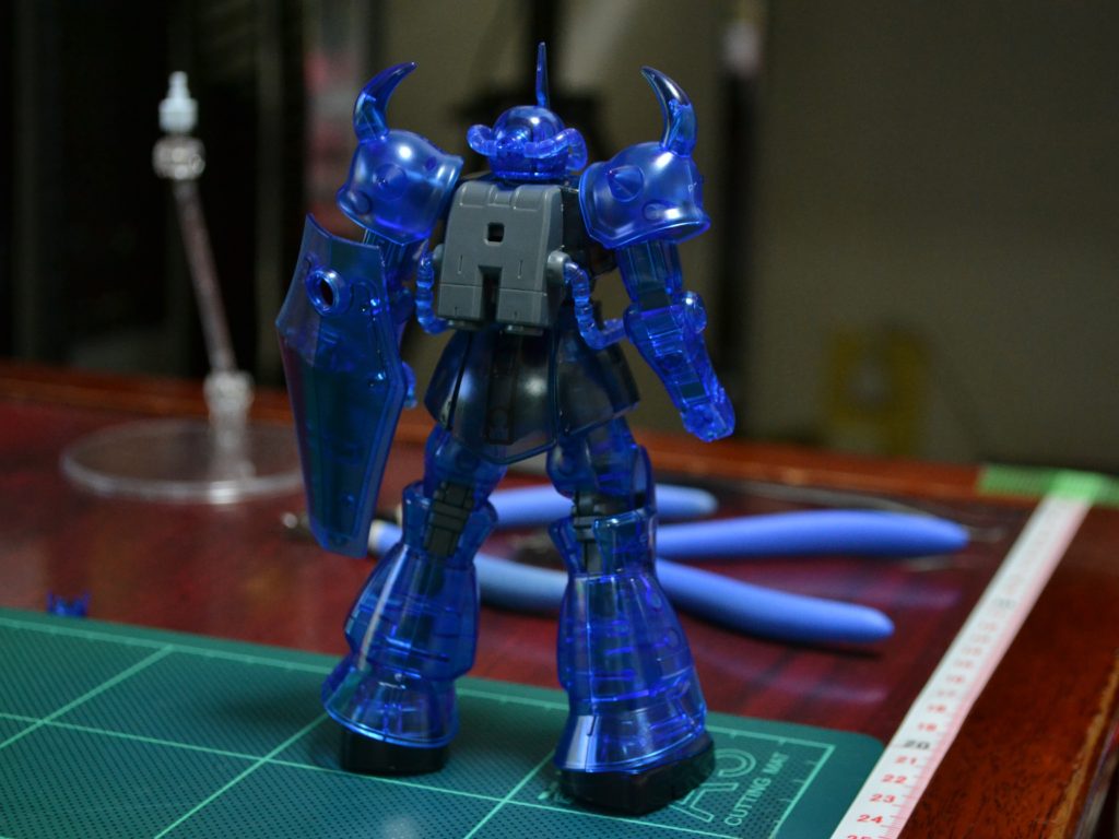 HGUC REVIVE 1/144 グフ クリアカラーVer. 背面