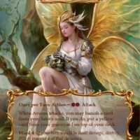 [DTD009-Cold Foil]Figment of Rebirth/Avalon, Archangel of Rebirth[Majestic]（Dusk till Dawn Light Illusionist Instant Figment Ally  Angel Yellow）【FleshandBlood FaB】
