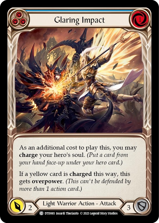 184238[U-MON288]Surging Militia[Common]（Monarch Unlimited Edition Generic Action Attack Yellow）【FleshandBlood FaB】