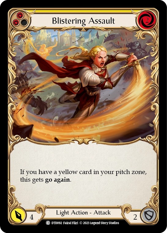 184292[DYN207]Sap[Common]（Dynasty Wizard Action Non-Attack Yellow）【FleshandBlood FaB】