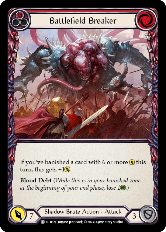 184347[MST124]心の欲望/Mind’s Desire[Common]（ Assassin Action Attack Red）【FleshandBlood FaB】