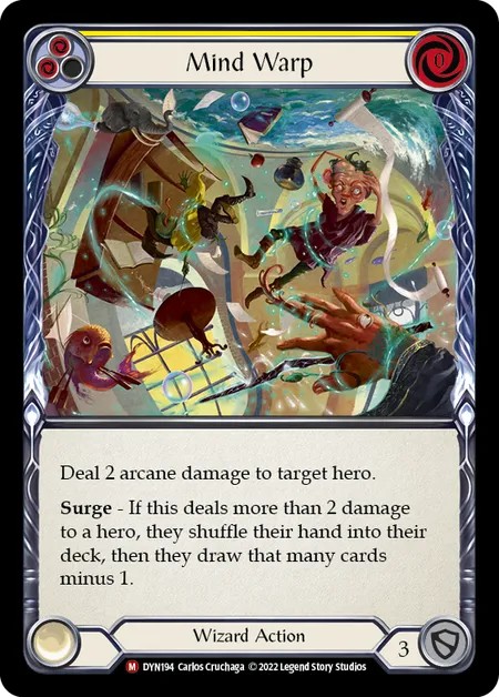 183287[LGS075-Rainbow Foil]Weave Lightning[Promo]（Armory Lightning NotClassed Action Non-Attack Red）【FleshandBlood FaB】