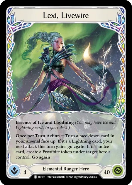 179356[ELE070-Rainbow Foil]Rites of Lightning[Rare]（Tales of Aria First Edition Elemental Runeblade Action Attack Red）【FleshandBlood FaB】