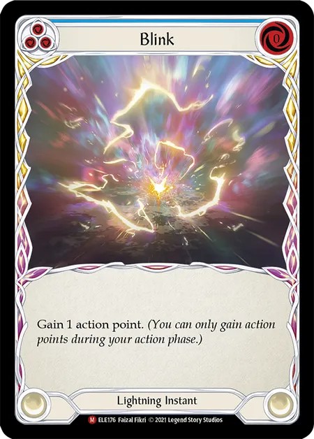 [ELE176]Blink[Majestic]（Tales of Aria First Edition Lightning NotClassed Instant Blue）【FleshandBlood FaB】
