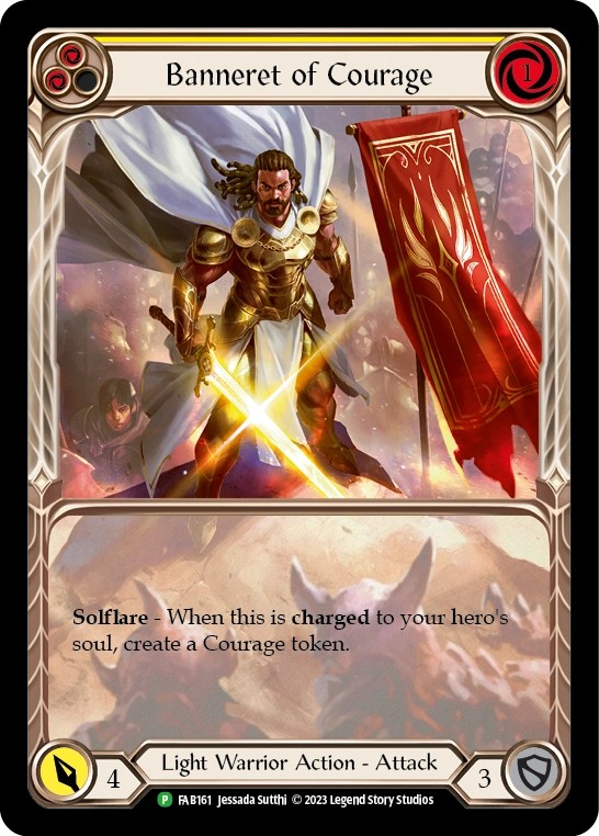 172953[LGS106-Rainbow Foil]Rise Up[Promo]（Armory Draconic NotClassed Action Attack Red）【FleshandBlood FaB】