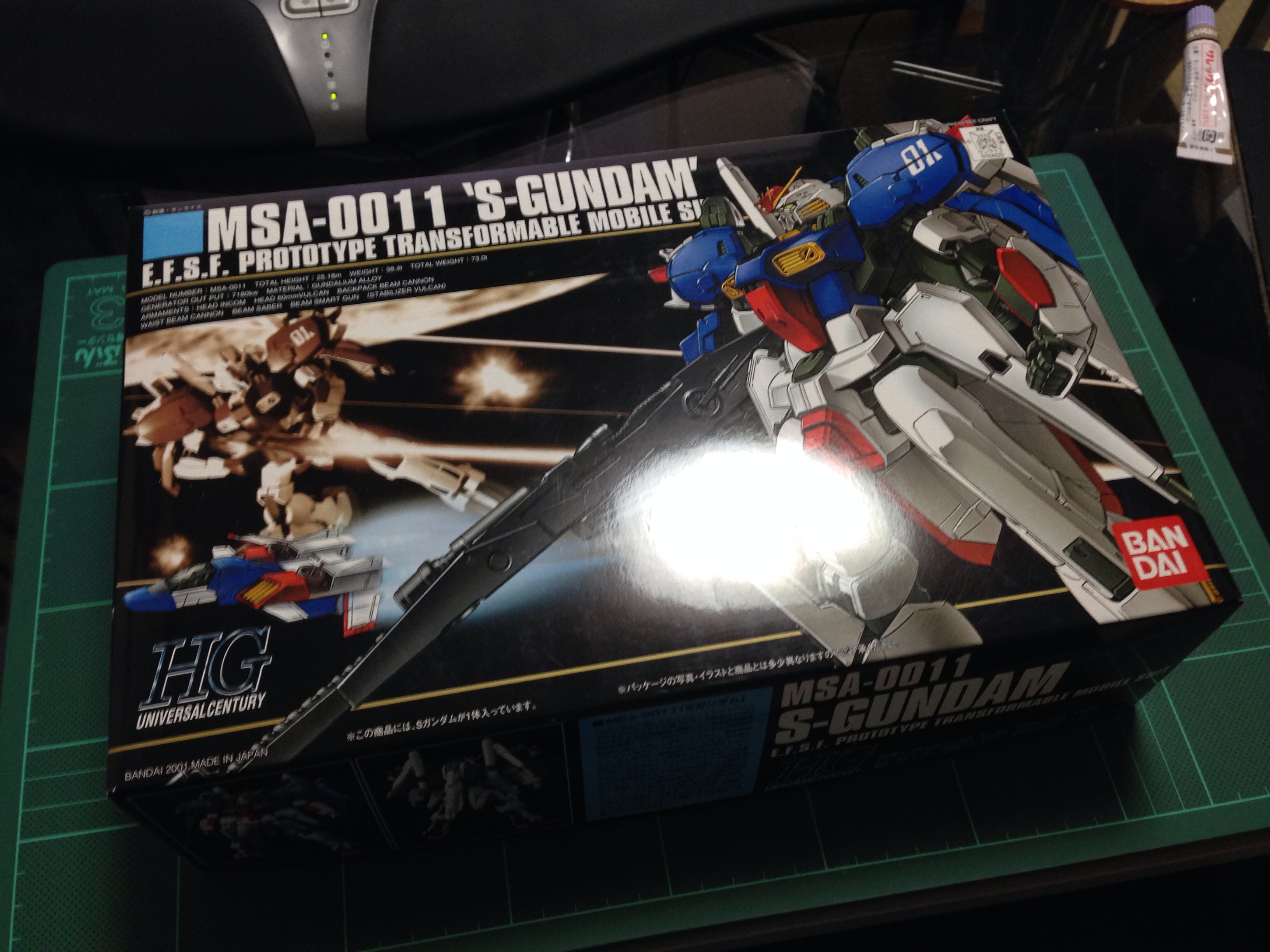 HGUC 1/144 MSA-0011 Sガンダム [S Gundam] | ガンプラはじめました 1/144マニア