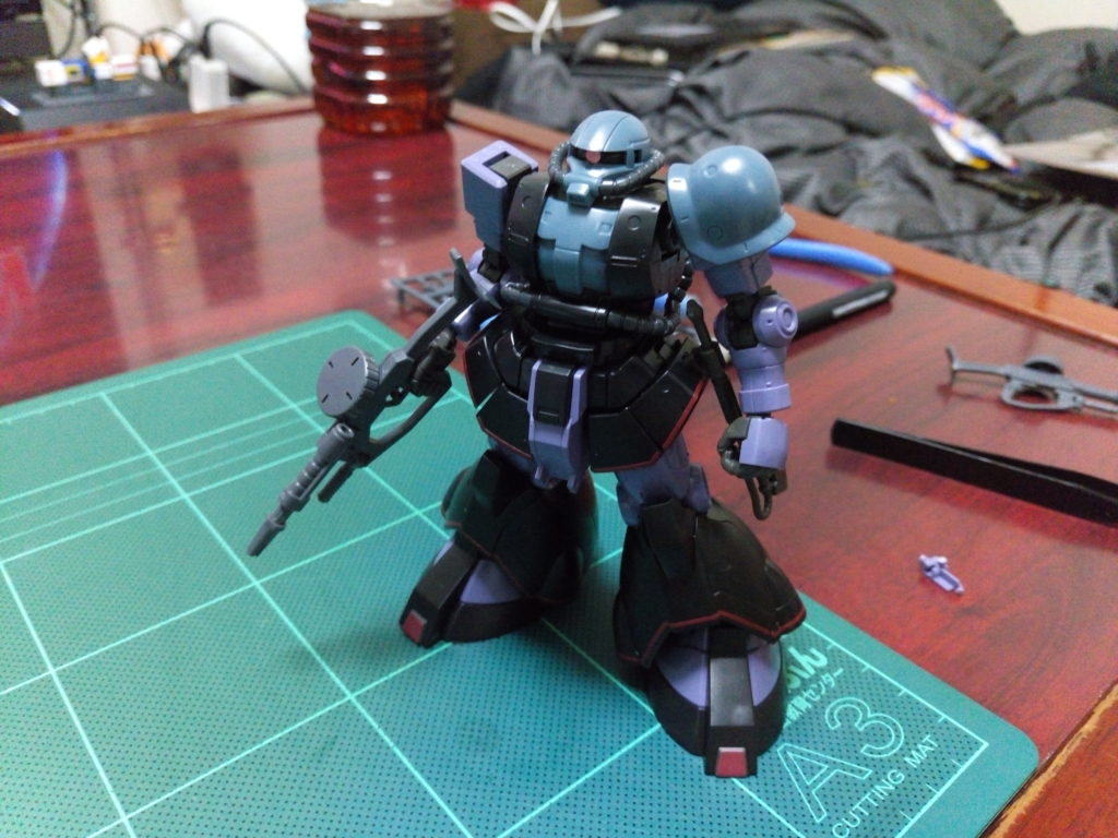 HG 1/144 MS-06RD-4 高機動試作型ザク 正面