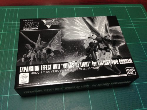 HGUC 1/144 V2ガンダム用拡張エフェクトユニット”光の翼” [Expansion Effect Unit “Wings of Light” for Victory Two Gundam]