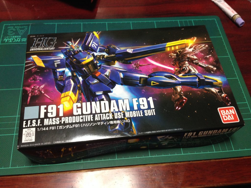 HGUC 1/144 F91 ガンダムF91（ハリソン・マディン専用機） [Mass Production Gundam F91 (Harrison Martin Colors)] パッケージ