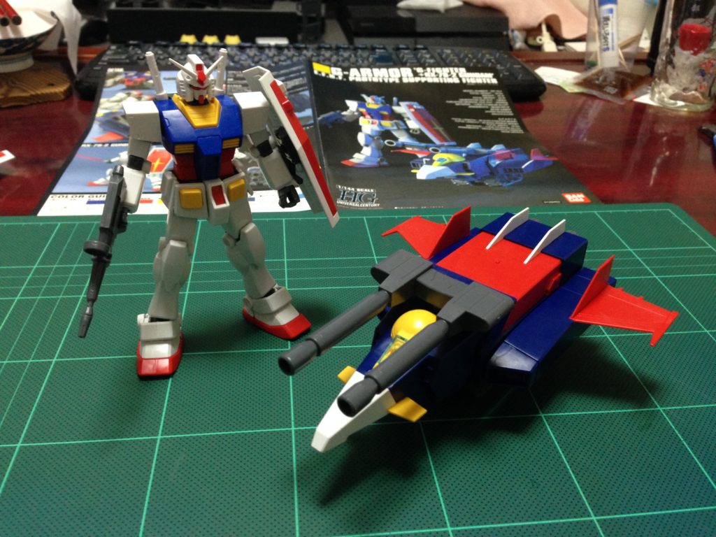 HGUC 1/144 Gアーマー（Gファイター+RX-78-2 ガンダム） [G-Armor (RX