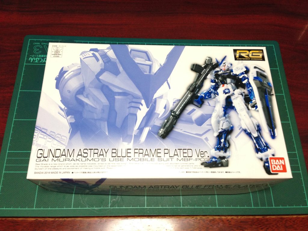 Rg 1 144 Mbf P03 ガンダムアストレイブルーフレームメッキver Gundam Astray Blue Frame Plated Ver ガンプラはじめました 1 144マニア