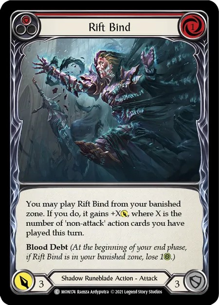 178213[ARC108-C]Bloodspill Invocation[Common]（Arcane Rising First Edition Runeblade Action Non-Attack Blue）【FleshandBlood FaB】