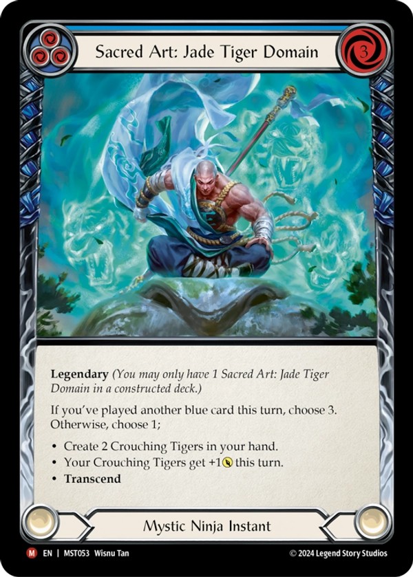 205384[CRU040]Emerging Dominance[Common]（Crucible of War First Edition Guardian Action Aura Non-Attack Blue）【FleshandBlood FaB】