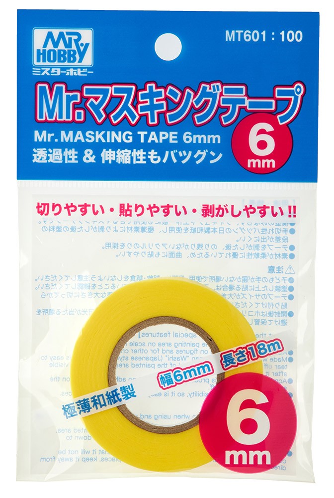 クレオス Mr.マスキングテープ  6mm MT601 4973028929393