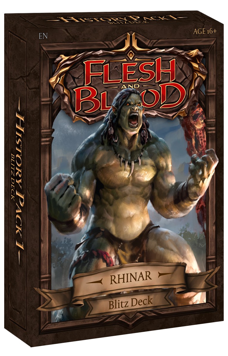 Legend Story Studios Flesh and Blood History Pack 1 Blitz Deck RHINAR（フレッシュアンドブラッド ヒストリーパック1 ブリッツデッキ カーノ）【FaB TCG 1HR】