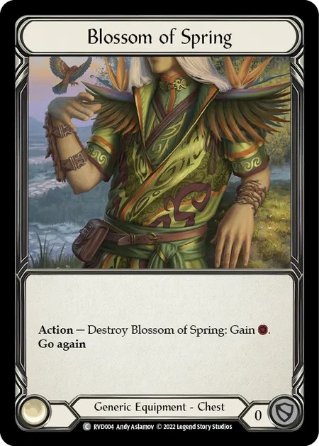 182191[LGS100-Cold Foil]Blossom of Spring[Promo]（Armory Generic Equipment Chest）【FleshandBlood FaB】