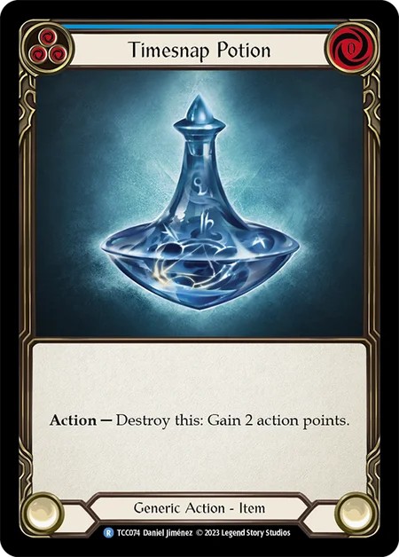 [TCC074]Timesnap Potion[Rare]（Round the Table: TCC x LSS Generic Action Item  Non-Attack Blue）【FleshandBlood FaB】