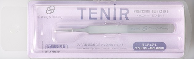 クレオス TENIR ピンセット(先端細型形状) TCD102 4973028507201