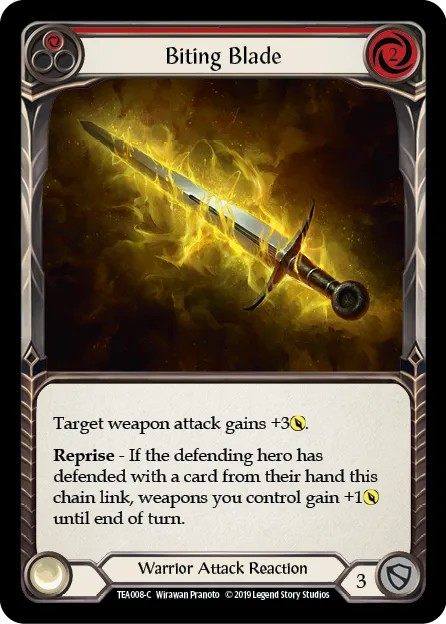 173712[1HT002]Dawnblade[Common]（Blitz Deck Warrior Weapon 2H Sword）【FleshandBlood FaB】