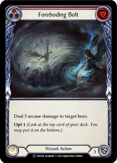 177640[CRU173]Rousing Aether[Common]（Crucible of War First Edition Wizard Action Non-Attack Blue）【FleshandBlood FaB】