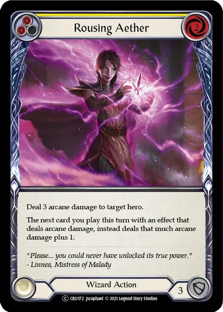 177649[ELE073]Arcanic Shockwave[Common]（Tales of Aria First Edition Elemental Runeblade Action Attack Red）【FleshandBlood FaB】